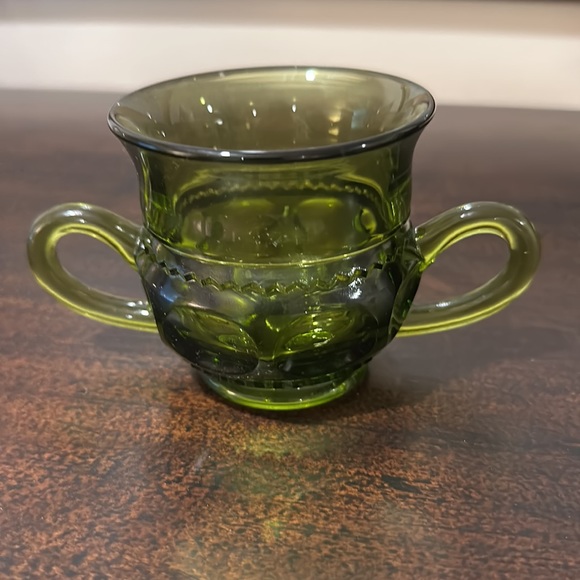 Vintage Unique Green Glass Piece - Picture 2 of 4